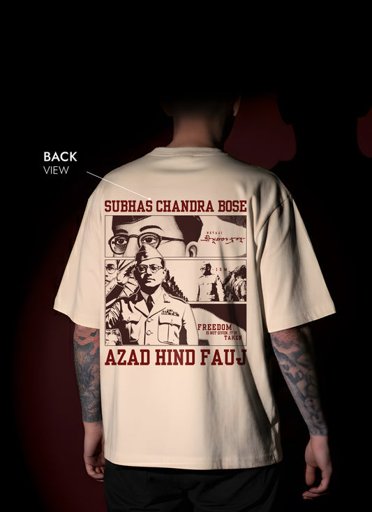 SUBHAS CHANDRA BOSE OVERSIZED T-SHIRT