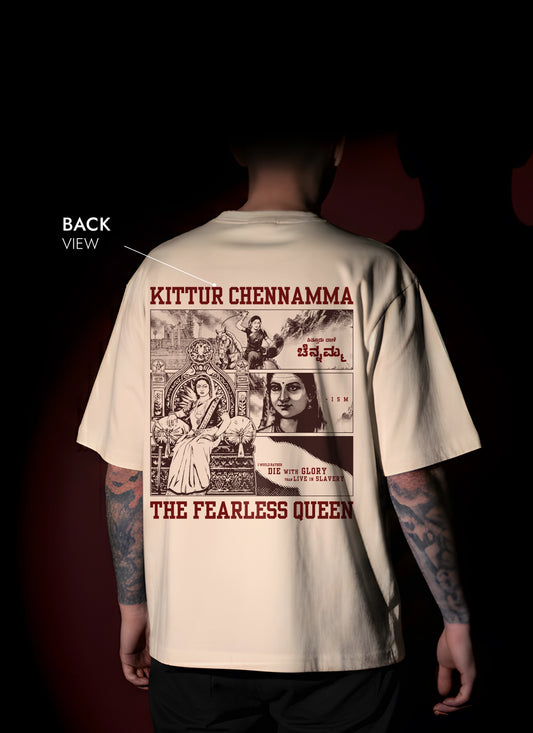 KITTUR CHENNAMMA OVERSIZED T-SHIRT