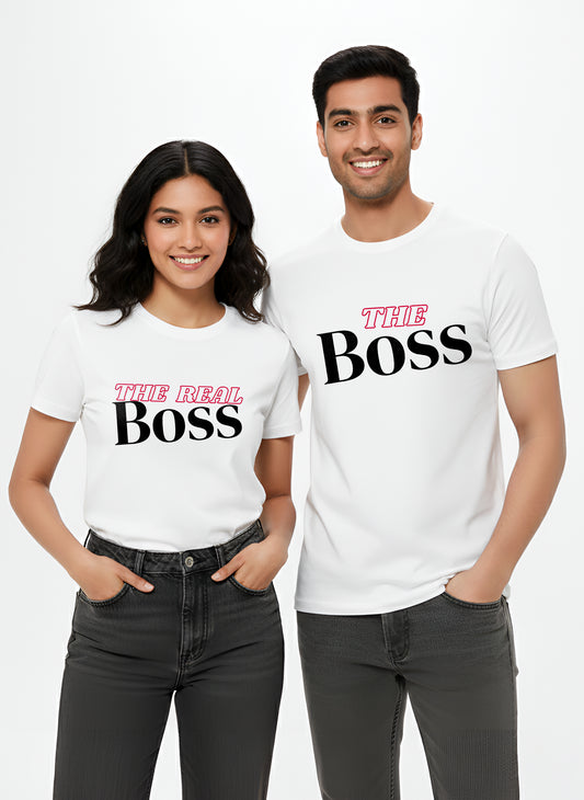 THE BOSS THE REAL BOSS REGULAR T-SHIRTS