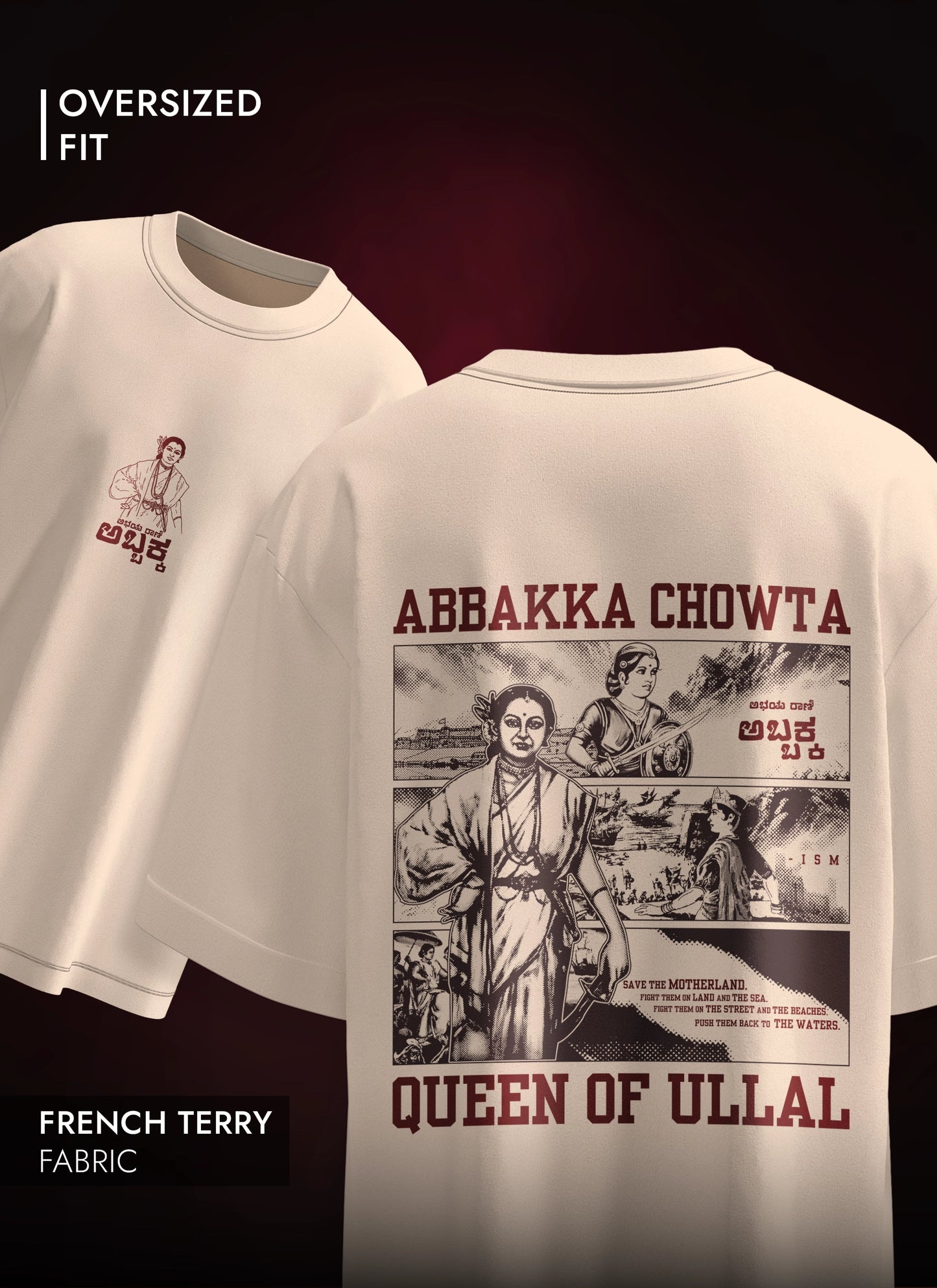 ABBAKKA CHOWTA OVERSIZED T-SHIRT