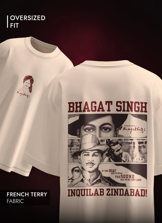 BHAGAT SINGH OVERSIZED T-SHIRT