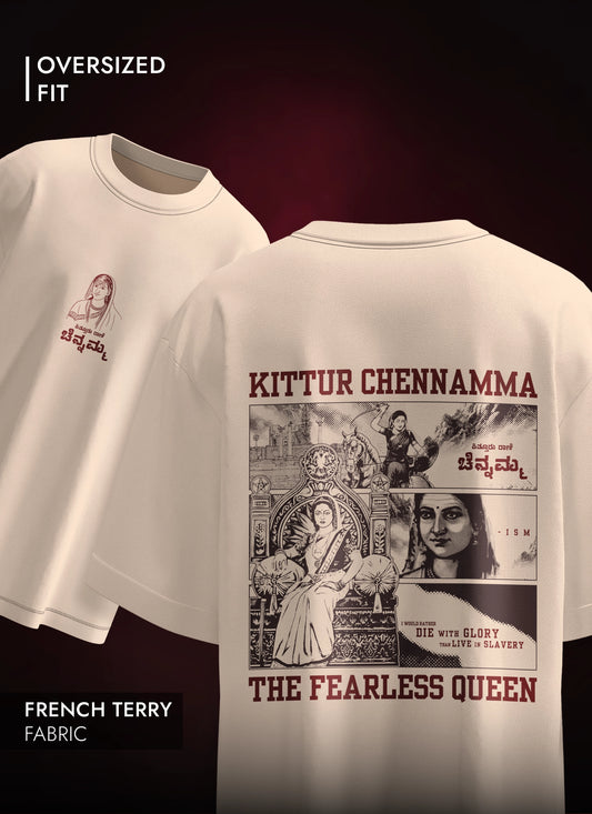 KITTUR CHENNAMMA OVERSIZED T-SHIRT