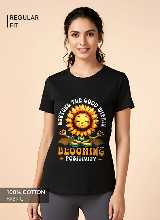 BLOOMING POSITIVE REGULAR T-SHIRT