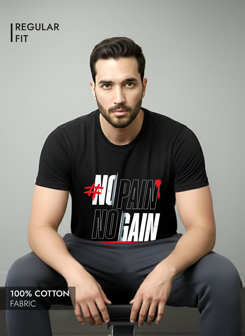 NO PAIN NO GAIN REGULAR T-SHIRT