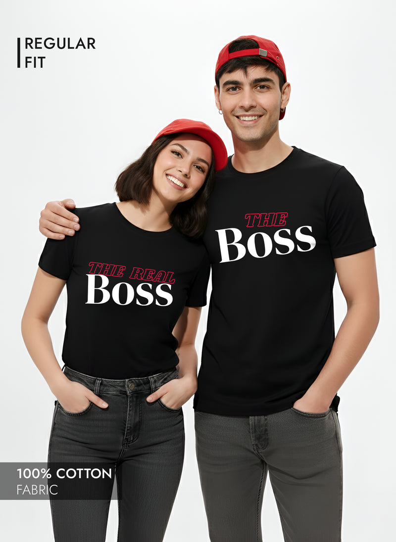 THE BOSS THE REAL BOSS REGULAR T-SHIRTS