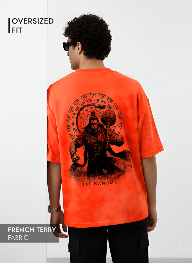 JAI HANUMAN OVERSIZED T-SHIRT