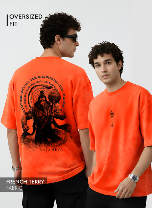 JAI ANJANEYA OVERSIZED T-SHIRT