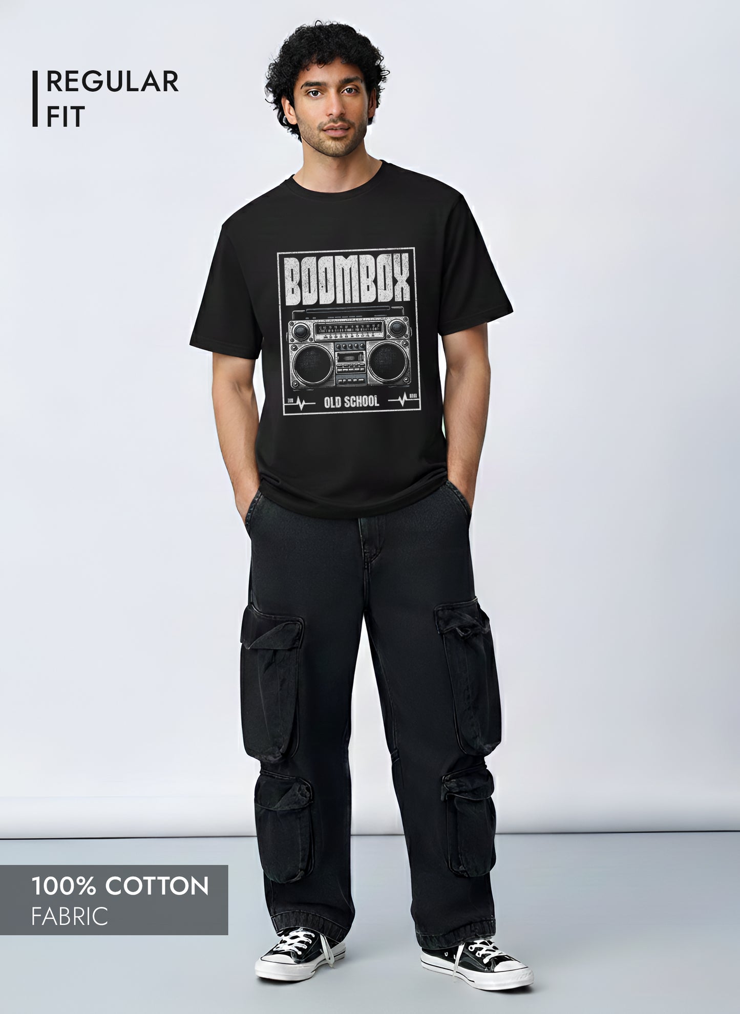 BOOMBOX OLD SCHOOL REGULAR T-SHIRT