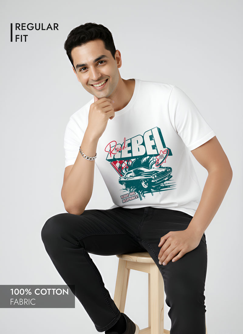 ROAD REBEL OLD SCHOOL REGULAR T-SHIRT