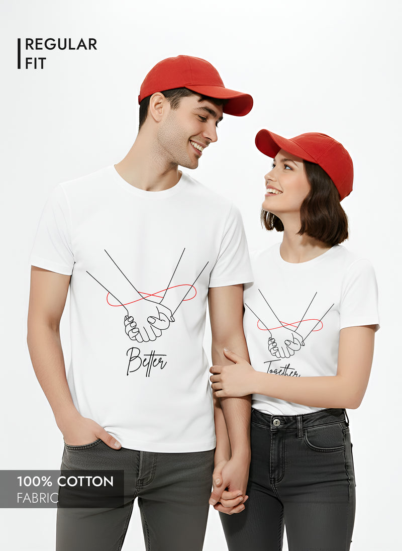 BETTER TOGETHER COUPLE REGULAR T-SHIRTS