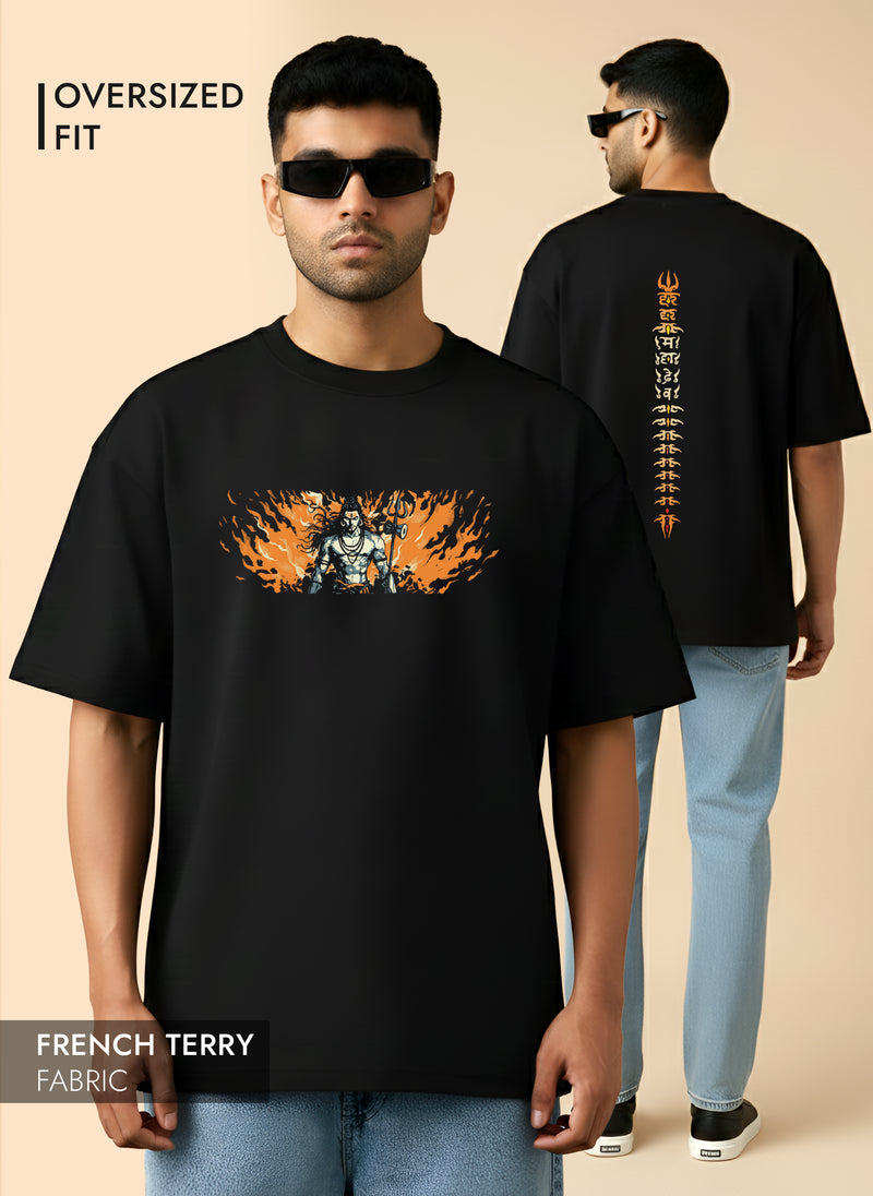 HAR HAR MAHADEV OVERSIZED T-SHIRT