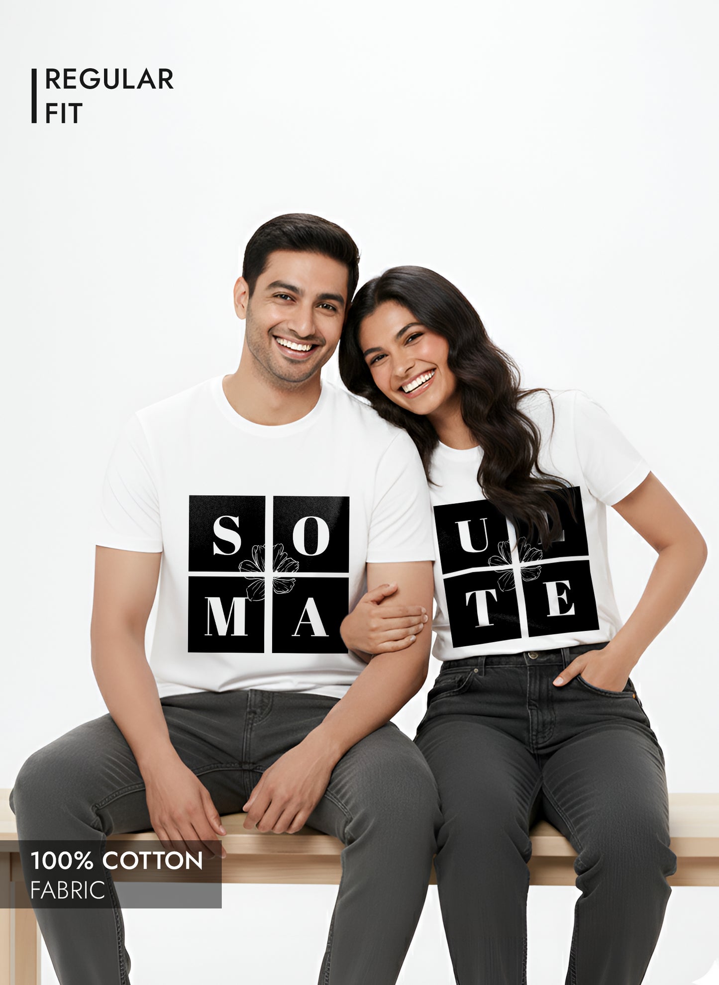 SOUL MATE COUPLE REGULAR T-SHIRTS