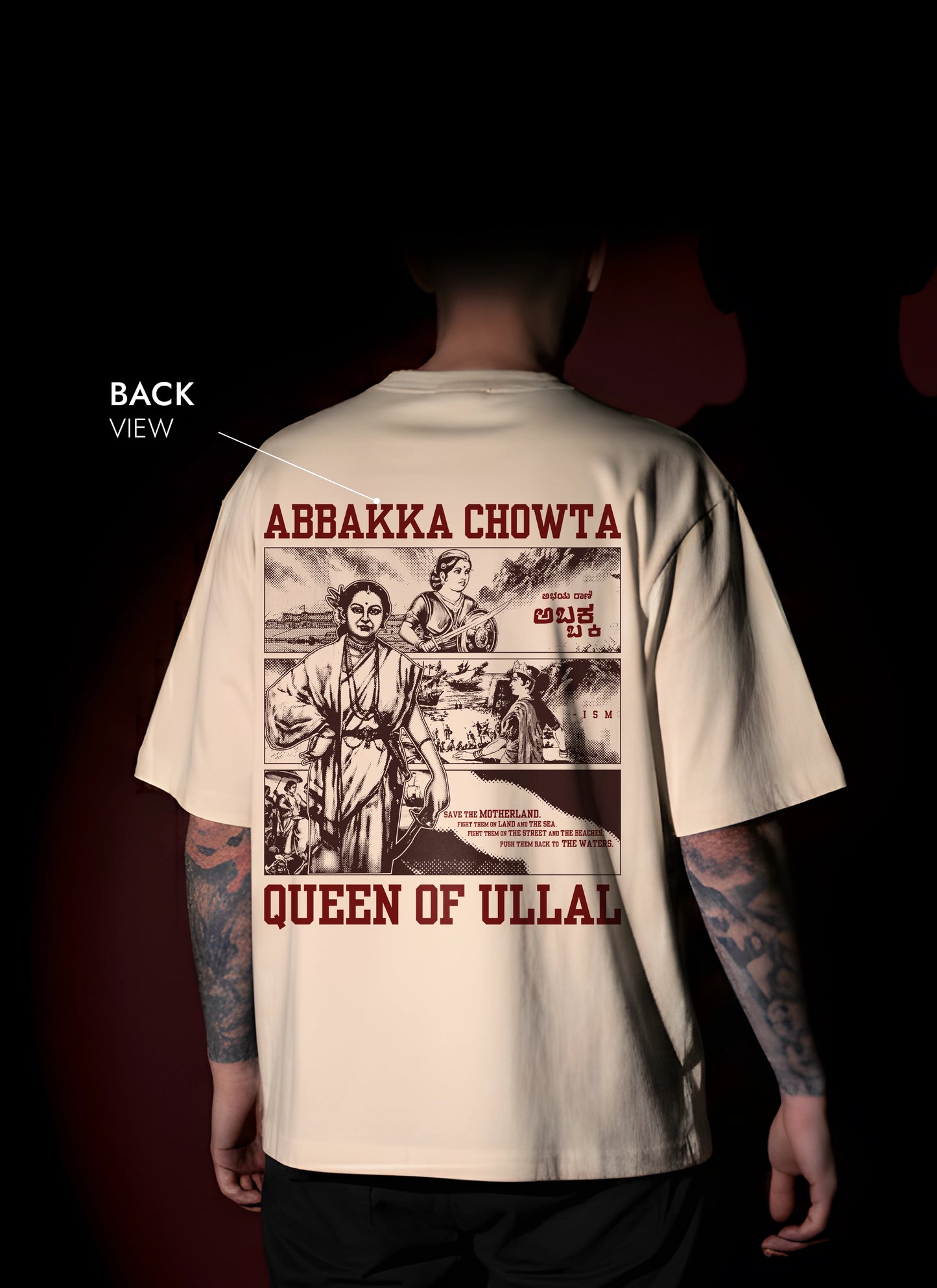 ABBAKKA CHOWTA OVERSIZED T-SHIRT