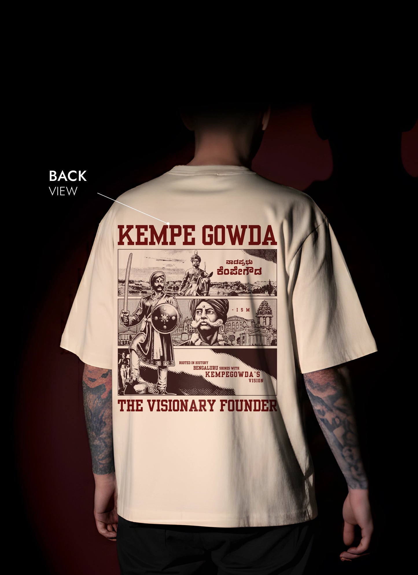 KEMPEGOWDA OVERSIZED T-SHIRT