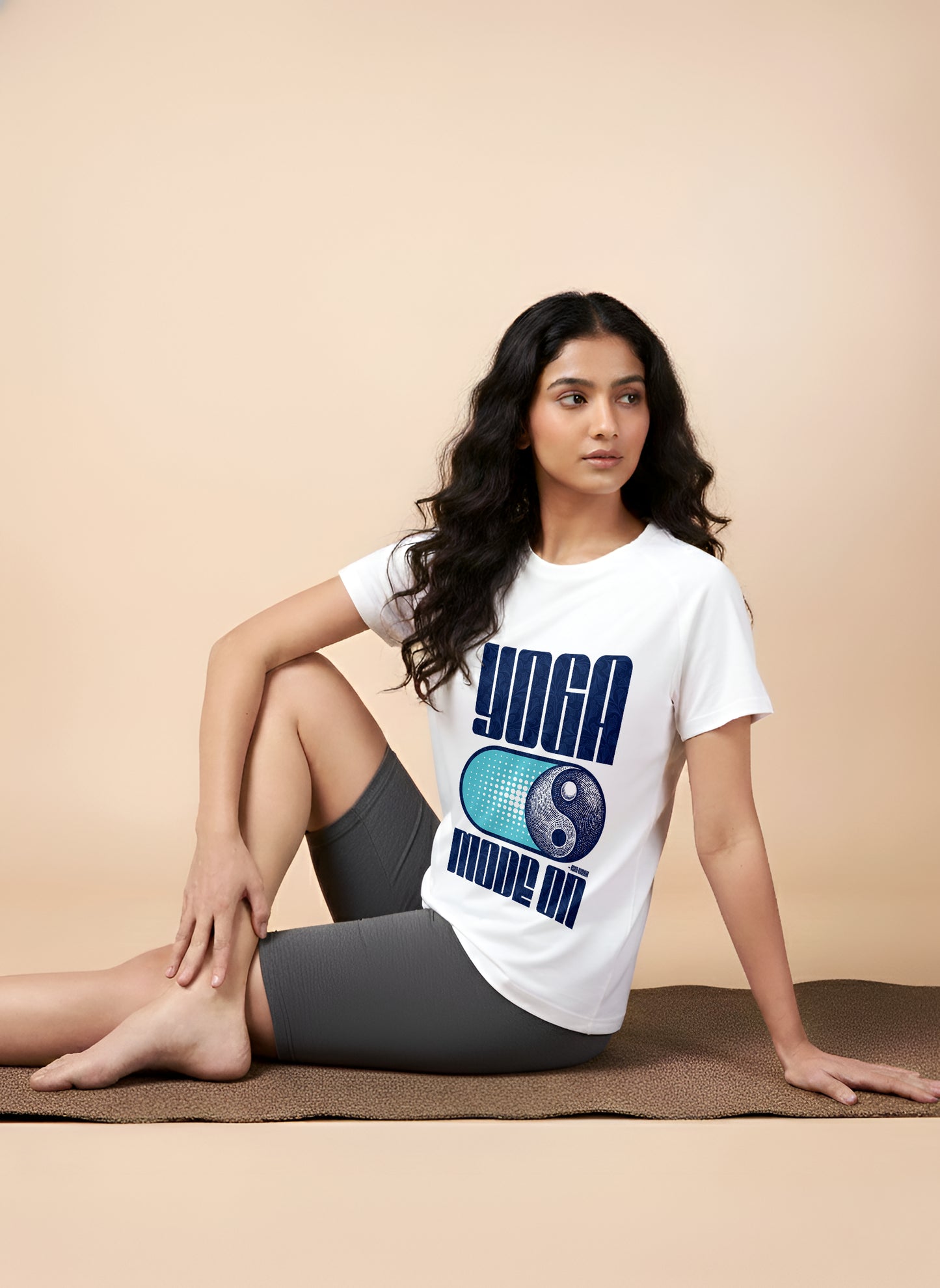 YOGA MODE ON REGULAR T-SHIRT