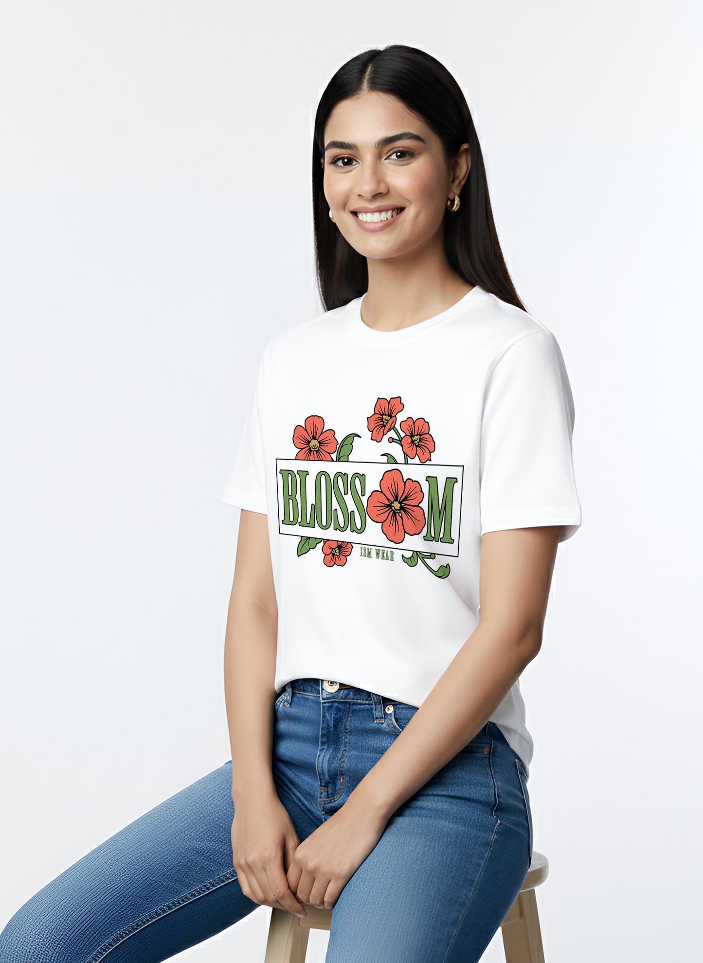 BLOSSOM WOMEN REGULAR T-SHIRT