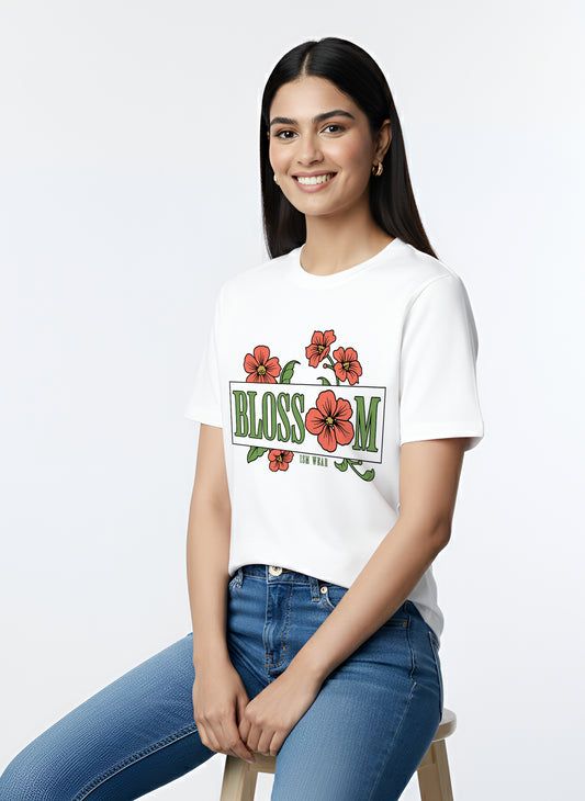 BLOSSOM WOMEN REGULAR T-SHIRT