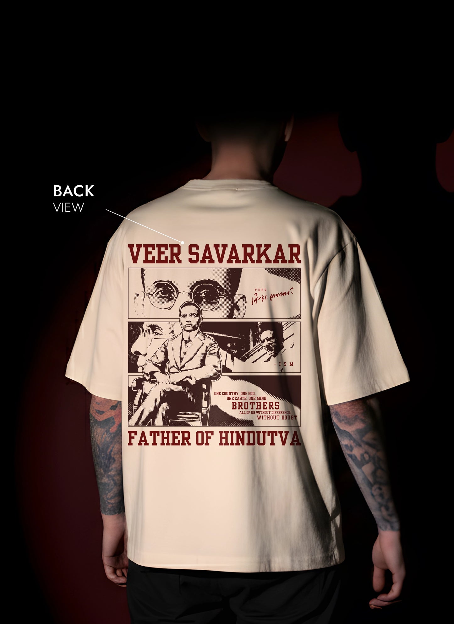 VEER SAVARKAR OVERSIZED T-SHIRT