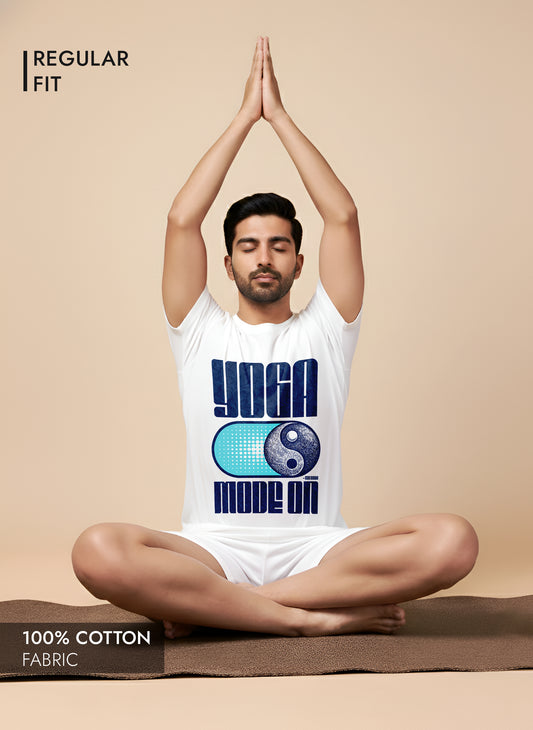 YOGA MODE ON REGULAR T-SHIRT