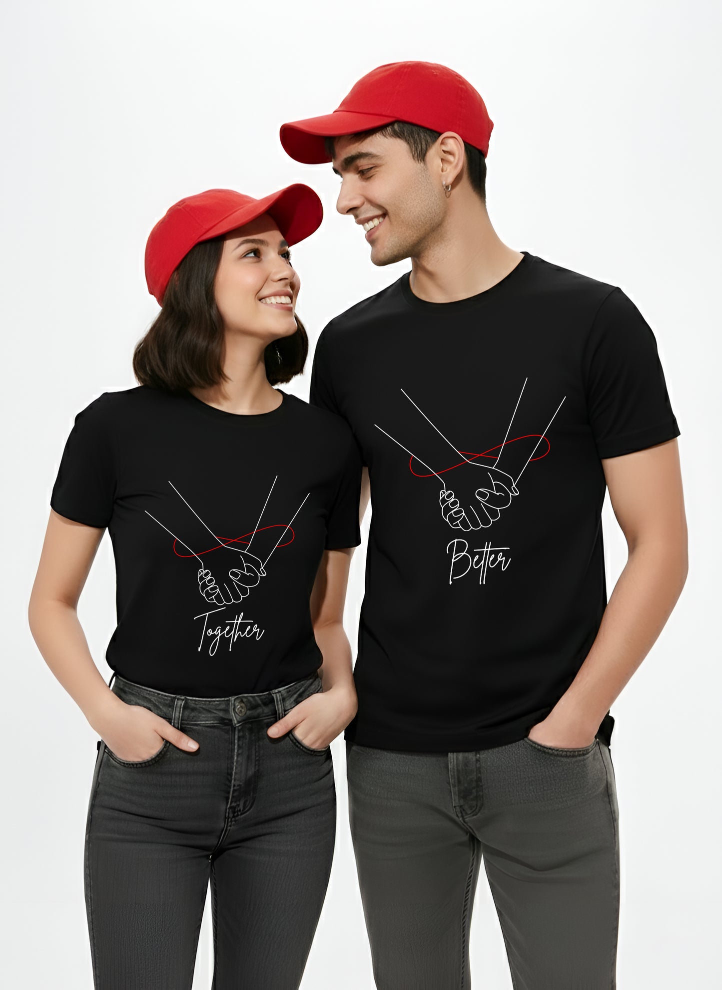 BETTER TOGETHER COUPLE REGULAR T-SHIRTS