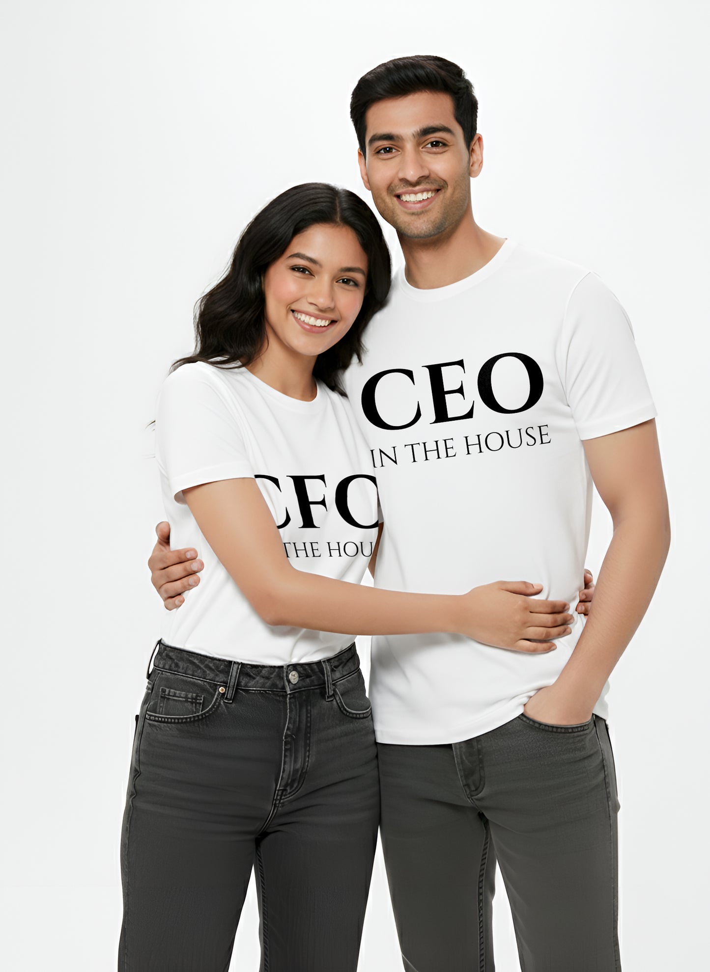 CEO CFO COUPLE REGULAR T-SHIRTS