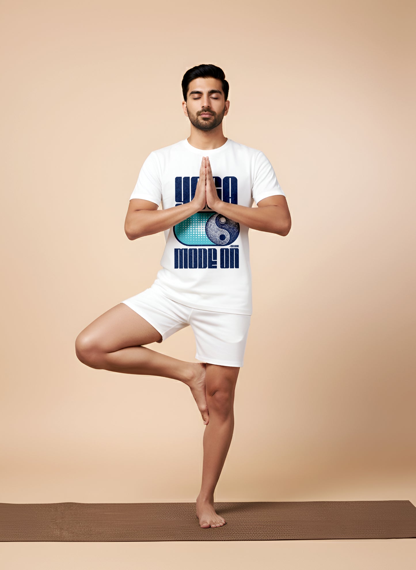 YOGA MODE ON REGULAR T-SHIRT
