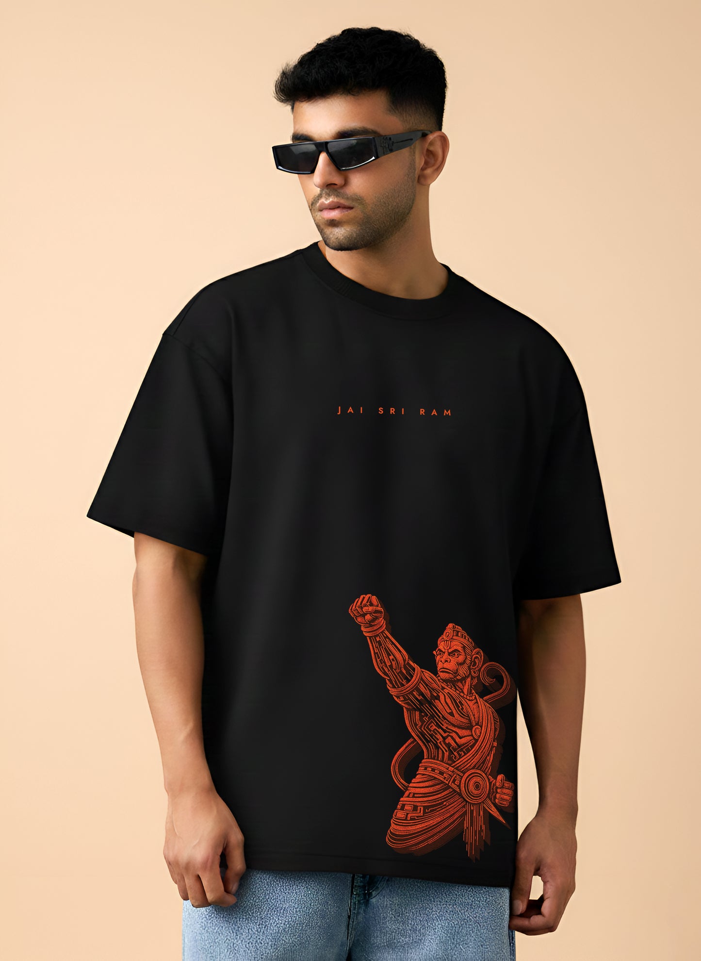 JAI SHREE RAM OVERSIZED T-SHIRT