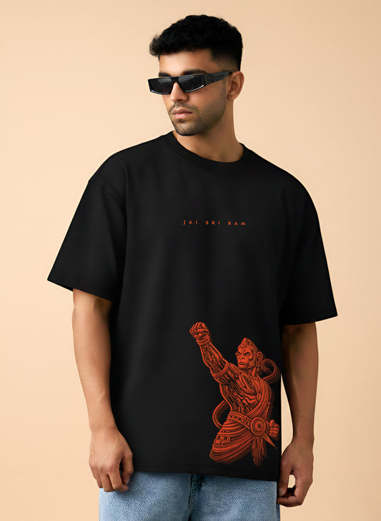 JAI SHREE RAM OVERSIZED T-SHIRT