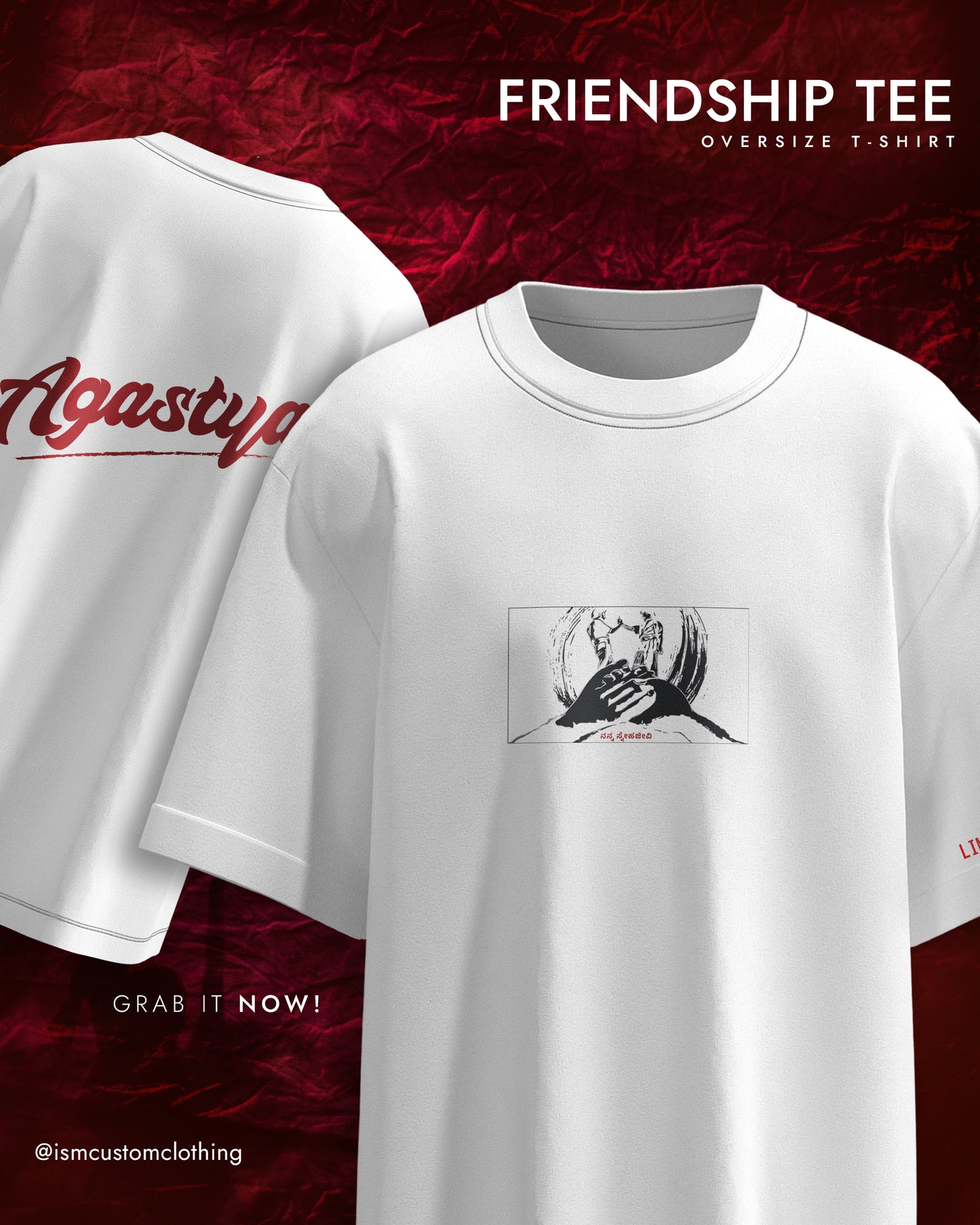 AGASTYA OVERSIZED T-SHIRT